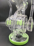 Lookah Glass Teardrop Tusk Recycler | 9.5" | 14mm - Avernic Smoke Shop