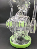 Lookah Glass Teardrop Tusk Recycler | 9.5" | 14mm - Avernic Smoke Shop