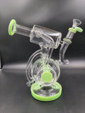 Lookah Glass Teardrop Tusk Recycler | 9.5" | 14mm - Avernic Smoke Shop