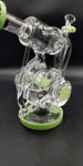 Lookah Glass Teardrop Tusk Recycler | 9.5" | 14mm - Avernic Smoke Shop