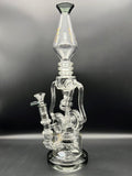 Lookah Glass Twisted Up Water Pipe | 16" | 14mm - Avernic Smoke Shop