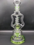 Lookah Glass Twisted Up Water Pipe | 16" | 14mm - Avernic Smoke Shop