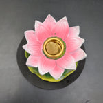 Lotus Flower Backflow Incense Burner - 3" - Avernic Smoke Shop