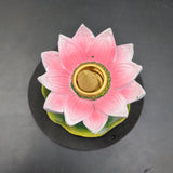 Lotus Flower Backflow Incense Burner - 3" - Avernic Smoke Shop