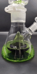 MAV 14" Freezable Coil Slitted Pyramid Beaker - Black/Green