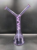 MAV Glass "Besties" Double Neck Beaker Bong - Avernic Smoke Shop