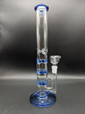 Medium GoG Straight Shooter Water Pipe with Triple Vortex Percs - Avernic Smoke Shop