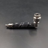 Metal Tobacco Pipes - 2.75" - black