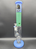 Midnight Glass 14.5" Straight Tube w/ Tree Perc - Avernic Smoke Shop