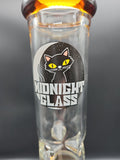 Midnight Glass 15.5" Classic Beaker w/ Tree Perc Logo