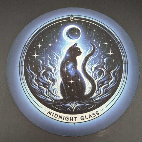 Midnight Glass "Electrified" Dab Mat - Avernic Smoke Shop