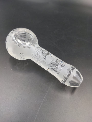 Milky Way Glass "Buddha" 4.5" Pipe - Avernic Smoke Shop