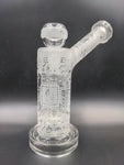 Milky Way Glass "Circuit Board" 7" Bubbler - Avernic Smoke Shop