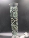 Milky Way Glass "Circuit Board: Shadow Art" 15" Beaker - Avernic Smoke Shop