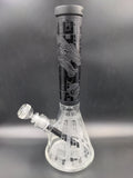 Milky Way Glass "Dragons Lair" 15" Beaker - Avernic Smoke Shop