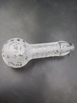 Milky Way Glass "Mayan Face" 4.5" Pipe - Avernic Smoke Shop