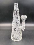 Milky Way Glass "Nuclear Cone" Water Pipe - Avernic Smoke Shop