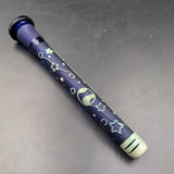 Milky Way Glass "Space Odyssey in Color" 6" Downstem