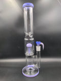 Multi Perc Water Pipe w/ Horned Bowl | 16" | 19mm