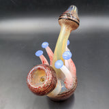 Mushroom Glass Bubbler - 6" - Avernic Smoke Shop
