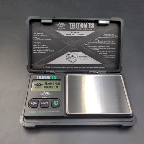My Weigh Triton T3 Scale | 400g x 0.01g - Avernic Smoke Shop