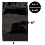 Mylar Bag Black Opaque - 1 ounce capacity