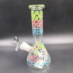 NEU Beaker Bong UV Glow in the Dark 8″ - Avernic Smoke Shop