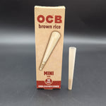OCB Brown Rice Cones - Mini 10 Pack - Avernic Smoke Shop