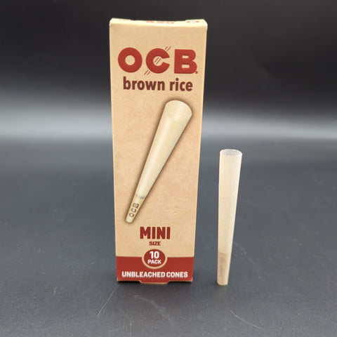 OCB Brown Rice Cones - Mini 10 Pack