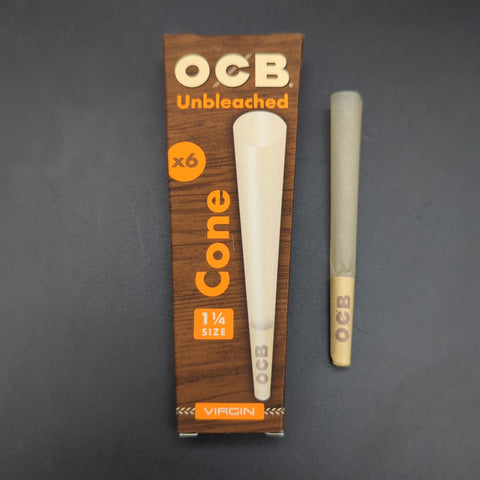 OCB Virgin Cones 1 1/4 - 6 Pack - Avernic Smoke Shop