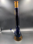 On Point Glass - 18" Dual Color Beaker Water Pipe - Avernic Smoke Shop