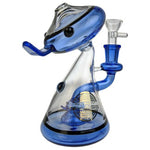 On Point Glass - 6" Duck Head Water Pipe With 14M Bowl & 4mm Banger - Various Colors - Avernic Smoke Shop