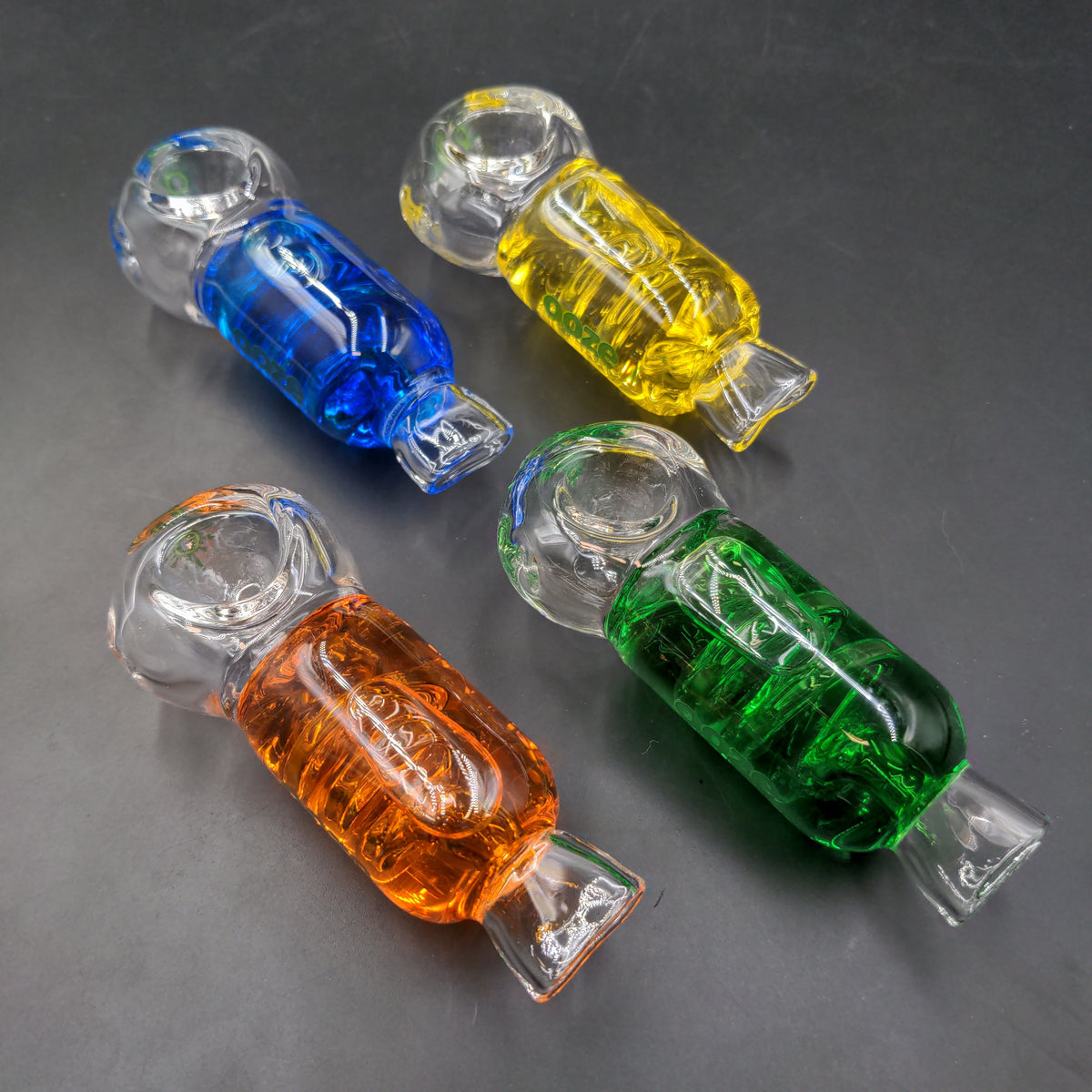 Freezable Glycerine Glass Nectar Collector - Amber -SmokeDay