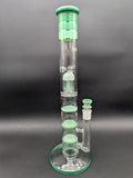 Phoenix 18" Straight Tube Quad Perc Bong - Avernic Smoke Shop