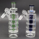 Phoenix Ribbed Ash Catcher with Perc 14mm 45° - Avernic Smoke Shop