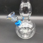 Phoenix Rising Classic Double Bubble Water Pipe | 8" - Avernic Smoke Shop