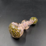 Pink Fumed Twisting Rasta Rope Glass Spoon Pipe | 4.5" - Avernic Smoke Shop