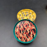 Portable Metal 3 Piece Herb Grinder in 3 Color Camo Design