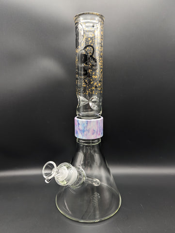 Prism Spaced Out Standard Beaker Single Stack Water Pipe | 14" | 14mm F - Avernic Smoke Shop