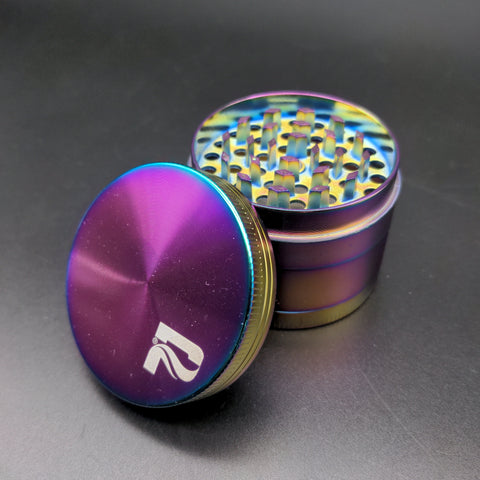 Pulsar Anodized Zinc Grinder | 4pc | 2.2" | Chameleon - Avernic Smoke Shop