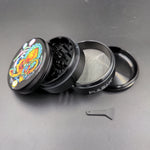 Pulsar Artist Series Metal Grinder | 4pc | 2.5" | Psychedelic Octopus - Avernic Smoke Shop