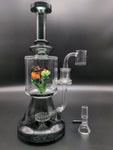 Pulsar Bee Flower Dab Rig | 9.75" | 14mm - Avernic Smoke Shop