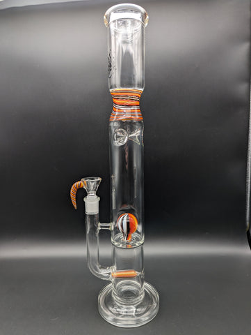 Pulsar Candy Swirl Tube Water Pipe | 16" | 14mm - Avernic Smoke Shop