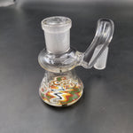 Pulsar Color Worked Dry Ash Catcher - 14mm 90 Degrees - Avernic Smoke Shop