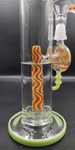 Pulsar Color Worked Water Pipe 13.5" | 14mm - Avernic Smoke Shop