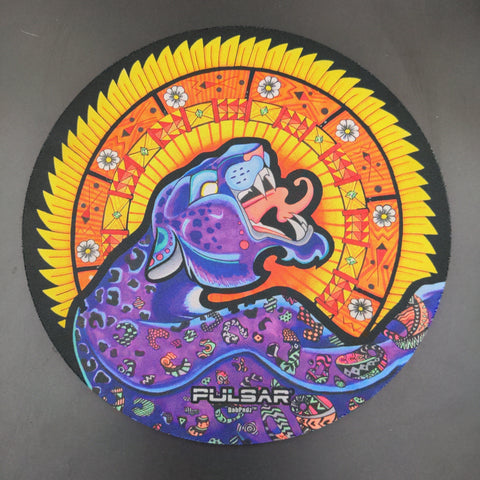 Pulsar DabPadz Round Dab Mat 8" | Psychedelic Jungle - Avernic Smoke Shop