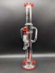 Pulsar Deep Pocket Tube Recycler Water Pipe | 16" | 14mm F - Avernic Smoke Shop