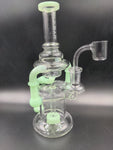 Pulsar Double Chamber Recycler Rig - 10" | 14mm - Avernic Smoke Shop