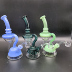 Pulsar Double Cup Recycler Rig - 7.5" / 14mm - Avernic Smoke Shop