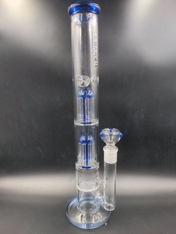 Pulsar Dual Jellyfish Perc Water Pipe | 16.5" - Avernic Smoke Shop